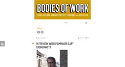 Desktop Screenshot of bodiesofworkmag.com